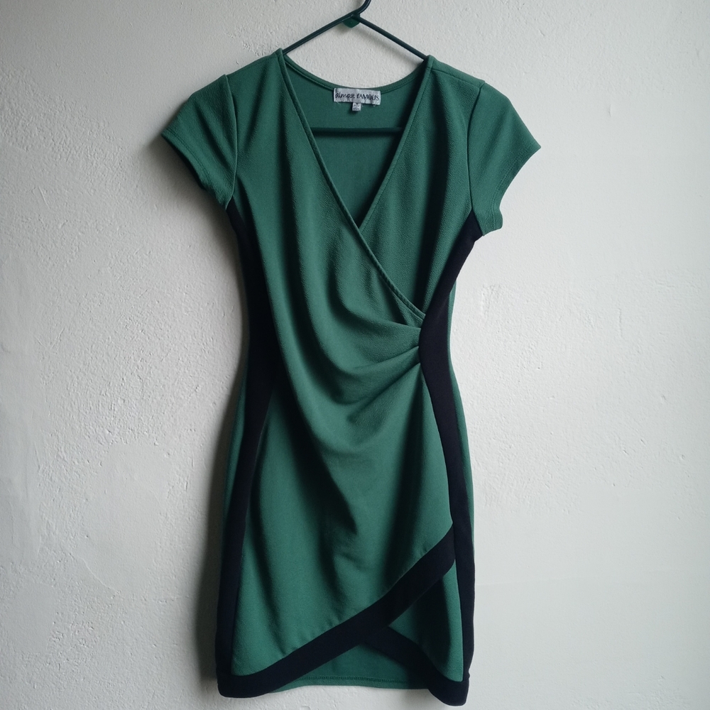Almost Famous Green Bodycon Midi Dress